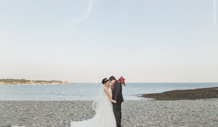 Beautiful New England Beach Wedding Millyard Studios